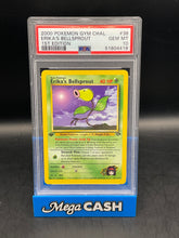 PSA 10 Erika’s Bellsprout 38/132 1st Edition Gym Challenge